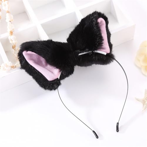 Katzenohren Stirnband, Kitty pelzige Ohren Haarschmuck, Halloween Katze Haarbänder, Weihnachtsdekorationen Cosplay Haarnadel Ohr Plüsch Haarband Katzenohren Stirnband, Kitty pelzige Ohren Haarschmuck, Halloween Katze Haarbänder, Weihnachtsdekorationen Cosplay Haarnadel Ohr Plüsch Haarband von Lottoyday
