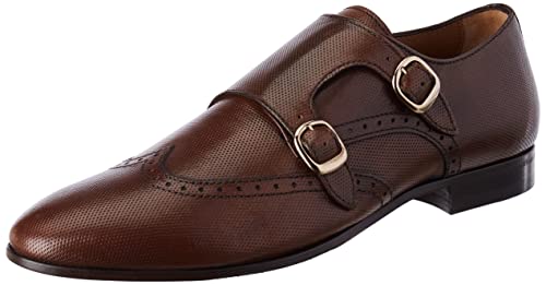 Lottusse Herren LL07346-001 Mönch-Schnallenschuh, Marron, 42.5 EU von Lottusse