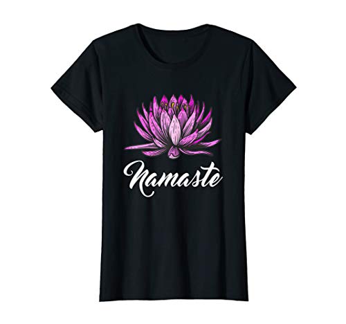 Damen Namaste Lotus Blume Yoga Lotusblume T-Shirt Damen Namaste Lotus Blume Yoga Lotusblume T-Shirt von Lotus Blüte Flower