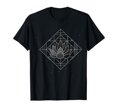 Schwarz und Weiß Lotus Blume Männer und Lotus Blume Damen T-Shirt Schwarz und Weiß Lotus Blume Männer und Lotus Blume Damen T-Shirt von Lotus Flower for Lotus Flower women and men