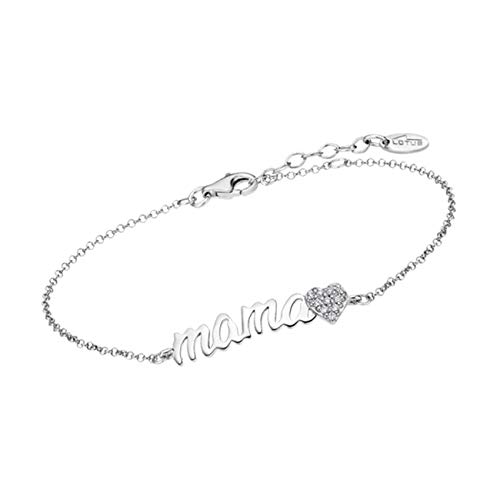 LOTUS Silver Mama Armband LP1808-2/5 Zirkonia Damen Sterling Silber JLP1808-2-5 Silber Armband von LOTUS SILVER