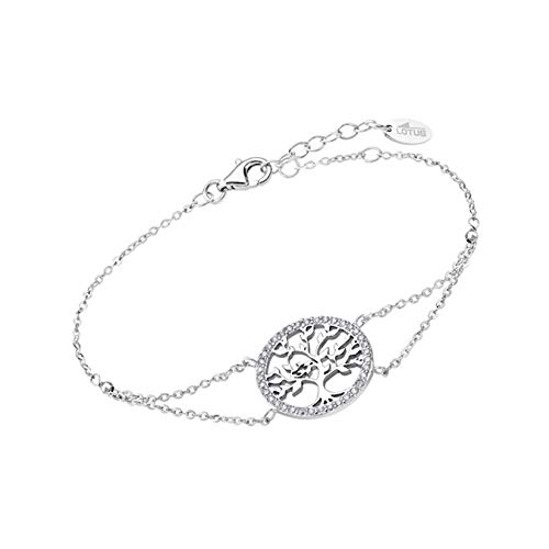 LOTUS SILVER SILBER Lebensbaum Armband LP1746-2/1 Damen Zirkonia D2JLP1746-2-1 ein Geschenk zu Weihnachten, Geburtstag, Valentinstag für die Frau von LOTUS SILVER