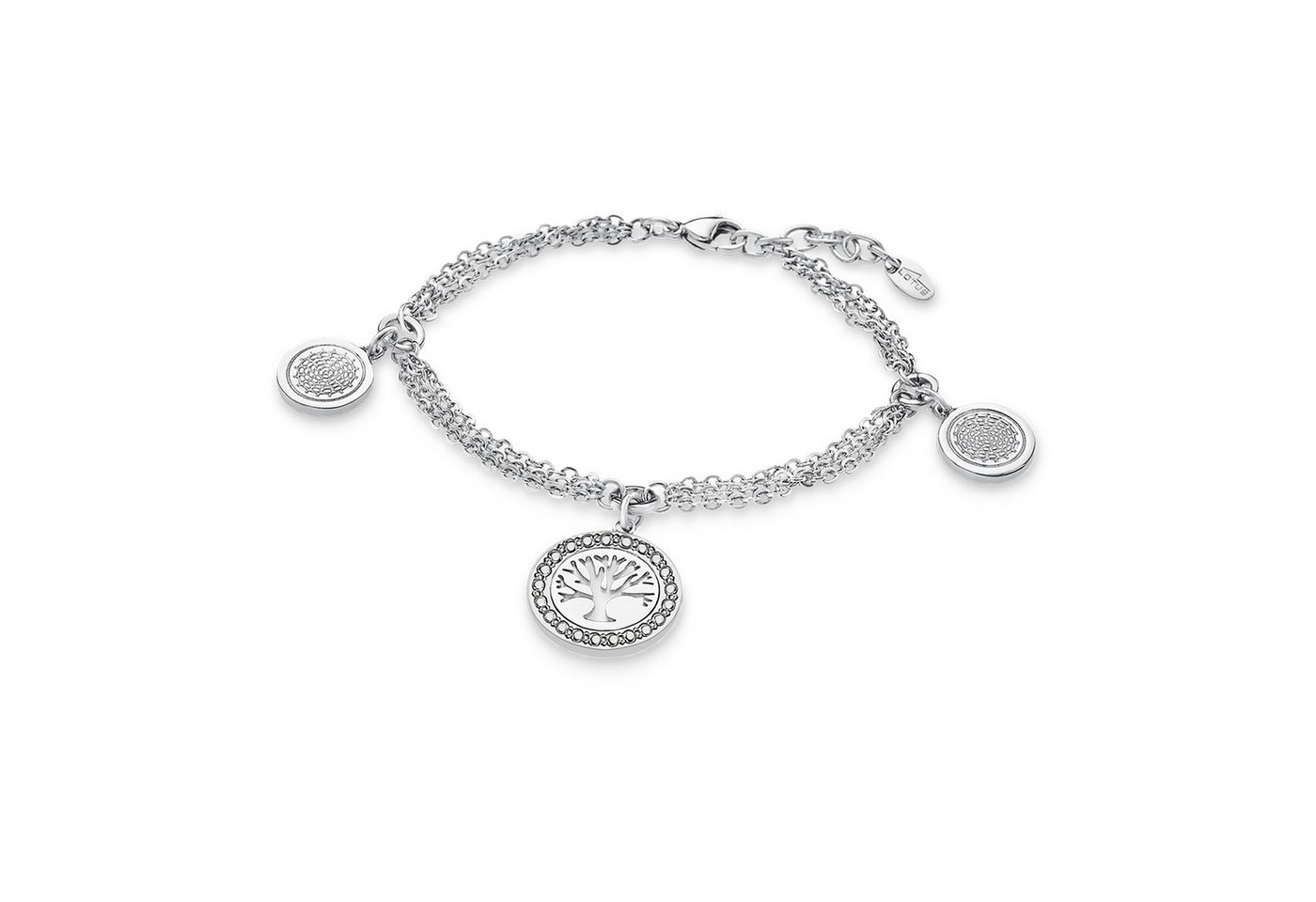 Lotus Style Armband Damen-Armkette LS1869-2/1 „Tree of Life“ – Edelstahl mit Zirkonia von Lotus Style