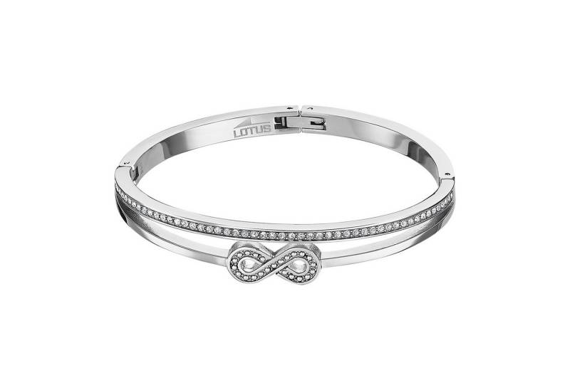 Lotus Style Armreif Damen LS2088-2/2 – Edler Armschmuck aus Edelstahl, Silberfarben, Hochwertige Verarbeitung, Zeitlos Elegant von Lotus Style