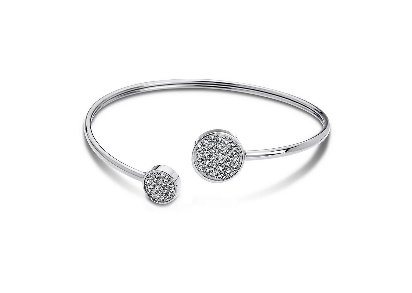 Lotus Style Armreif Lotus Style Armband Armreif silber, für Damen aus Edelstahl (Stainless Steel) von Lotus Style