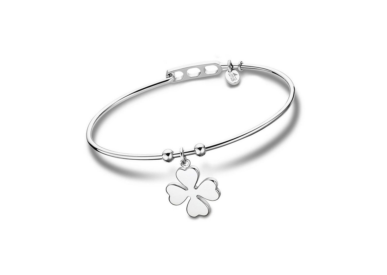 Lotus Style Armreif LOTUS Style Armreif silber Charms, für Damen aus Edelstahl (Stainless Steel) von Lotus Style