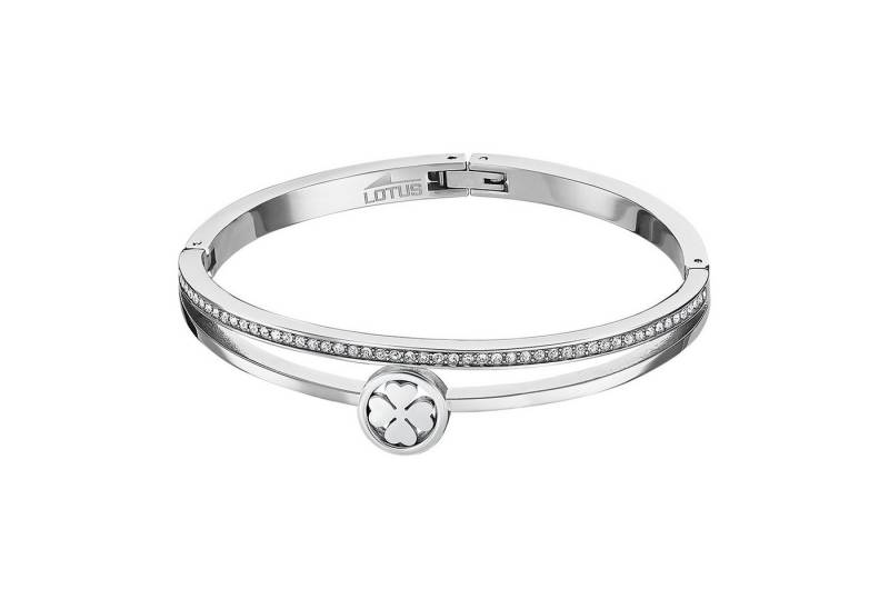 Lotus Style Armreif LS2088/2/4 – Eleganter Damen-Edelstahlschmuck mit Kleeblatt-Design von Lotus Style