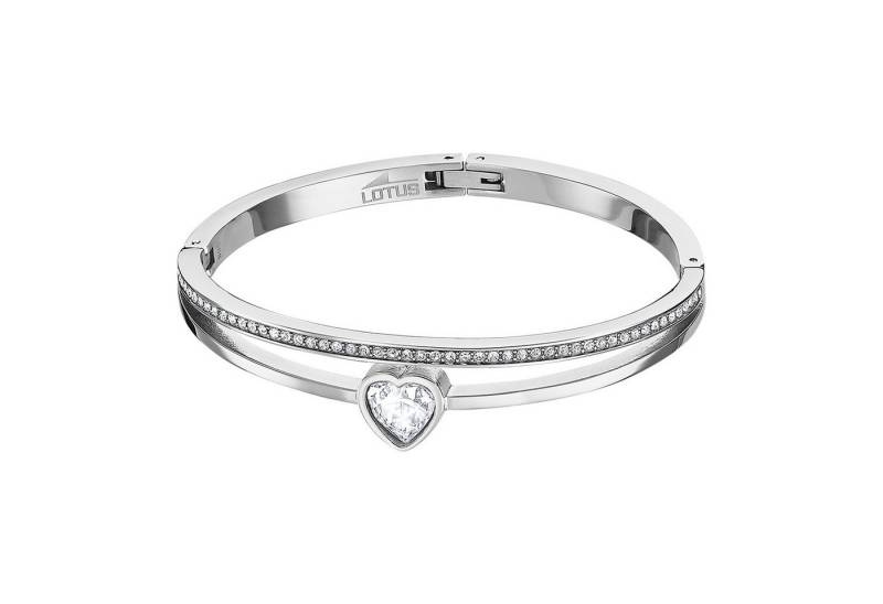 Lotus Style Armreif LS2088-2/3 – Eleganter Damen-Edelstahlschmuck mit Herz-Design von Lotus Style