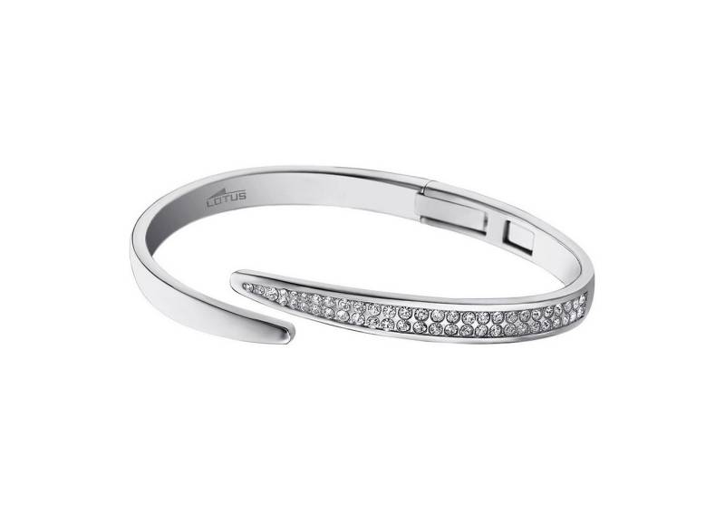 Lotus Style Armspange Lotus Style Armband Armspange silber (Armspangen), für Damen aus Edelstahl (Stainless Steel) von Lotus Style