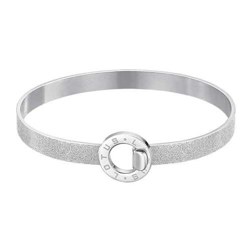 Lotus Style Armband für Damen aus Edelstahl in der Farbe Silber, Durchmesser 6,1 cm, LS2080-2/1 von Lotus Style