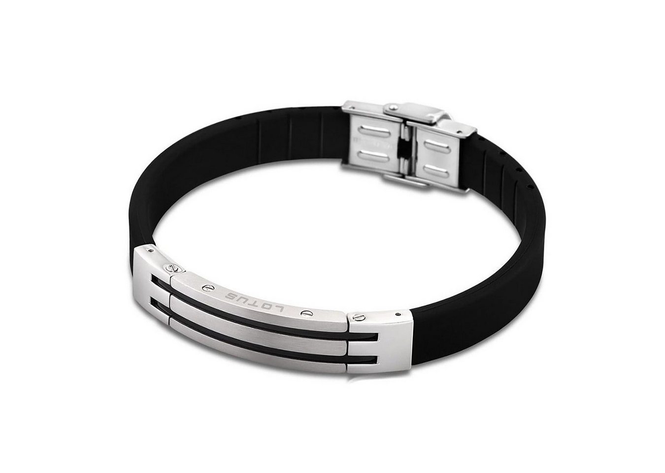 Lotus Style Edelstahlarmband Lotus Style Armband schwarz LS1521-2/2 (Armband), Armbänder für Herren Edelstahl (Stainless Steel) von Lotus Style