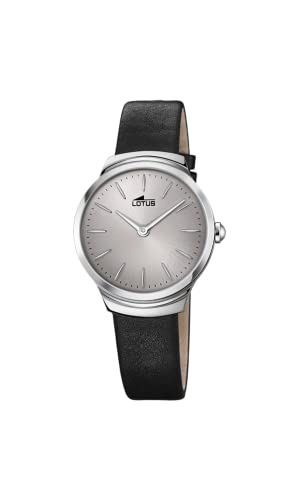 Lotus Watches Damen Datum klassisch Quarz Uhr mit Leder Armband 18500/2 von Lotus
