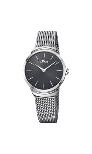 Lotus Watches Damen Datum klassisch Quarz Uhr mit Edelstahl Armband 18495/2 von Lotus