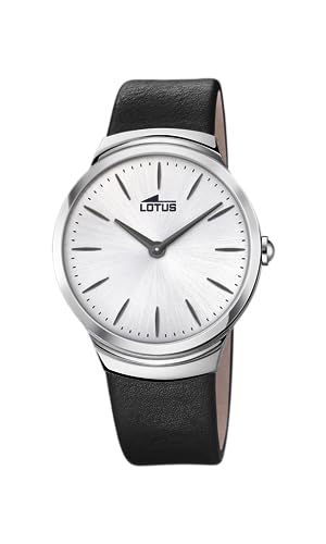 Lotus Watches Herren Datum klassisch Quarz Uhr mit Leder Armband 18498/1 von Lotus