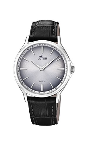 Lotus Watches Herren Datum klassisch Quarz Uhr mit Leder Armband 18516/1 von Lotus Watches