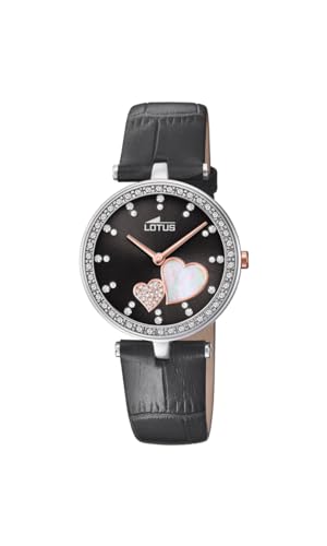 Lotus Damen Analog Quarz Uhr mit Leder Armband 18622/4 von Lotus