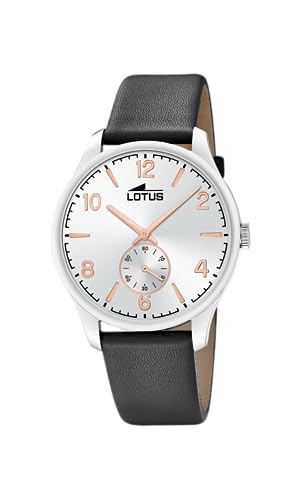 Lotus Herren Analog Quarz Uhr mit Echtes Leder Armband 18357/2 von Lotus