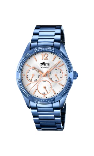 Lotus Uhr Für Damen 18248/1 Outlet Blau Edelstahl Case BlauEdelstahl Band von LOTUS