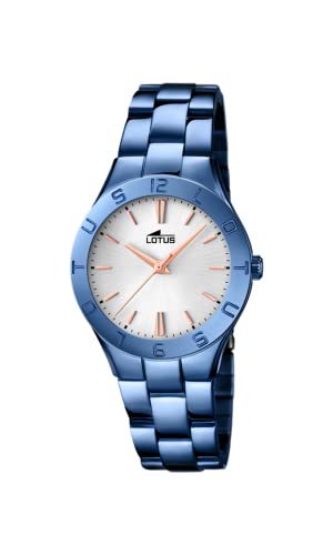 Lotus Uhr Für Damen 18249/1 Outlet Blau Edelstahl Case BlauEdelstahl Band von Relojes Lotus