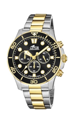 LOTUS Excellent 18757/2 Herrenchronograph Edelstahl Bicolor, 45 mm von LOTUS