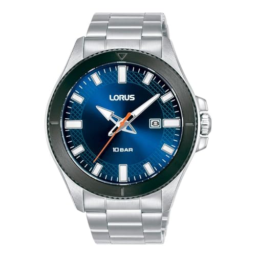 LOTUS Herren Analog Quarz Uhr mit Edelstahl Armband RH901QX9 von LOTUS