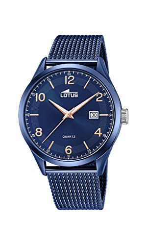 Lotus Uhr Für Herren 18632/1 Minimalist Blau Edelstahl Case BlauEdelstahl Band von Relojes Lotus