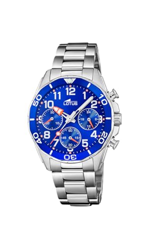 LOTUS Mens Stainless Steel Chronograph Watch with Steel Bracelet 18858/1 von Lotus