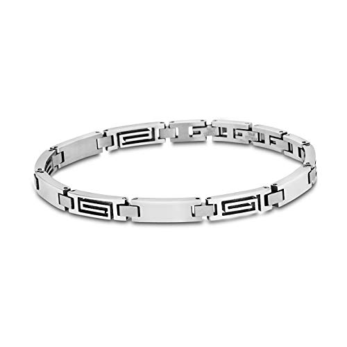 Lotus Style Edelstahl Armband LS1798-2/1 Herren Armschmuck Silber D2JLS1798-2-1 EIN schönes Geschenk zu Weihnachten, Geburtstag, Valentinstag für den Mann von Lotus Style