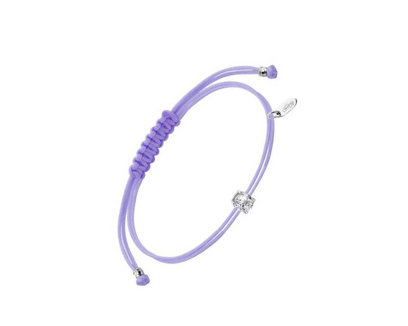 Lotus Armband Lotus Silver Armband LP3669-2/3 Nylon Lila mit Zirkonia (kein Set, 1-tlg., kein Set) von Lotus