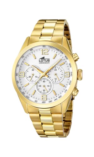 Lotus Armbanduhr 18153/1 Herren Chronograph Edelstahl Gold, 43mm Lotus Armbanduhr 18153/1 Herren Chronograph Edelstahl Gold, 43mm von LOTUS