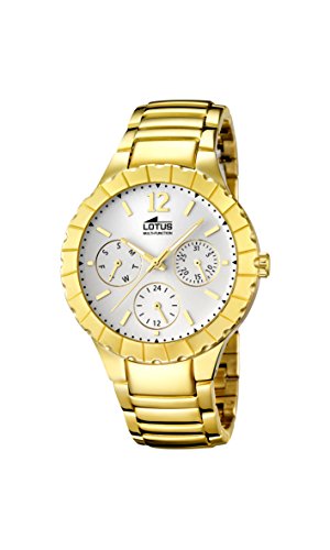 Lotus Damen Analog Quarz Uhr mit Edelstahl Armband 15903/1 von LOTUS SILVER