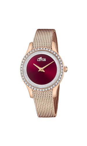 LOTUS Damen Fashion Uhr Bliss in der Farbe Rosegold mit Edelstahlarmband, Gehäusedurchmesser: 31,5mm, 18828/1 von LOTUS