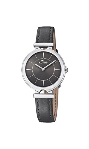 Lotus Damen Analoger Quarz Uhr mit Echtes Leder Armband 18451/2 von Lotus