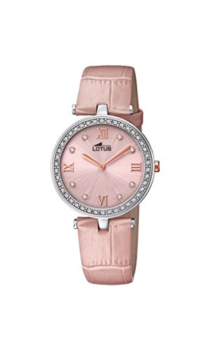 Lotus Watches Damen Datum klassisch Quarz Uhr mit Leder Armband 18462/3 von Lotus Watches