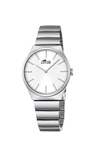 Lotus Damen Analog Quarz Uhr mit Edelstahl Armband 18281/1 von Lotus