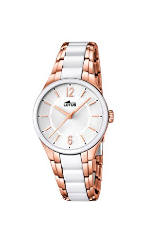 Lotus Damen-Armbanduhr Ceramic Analog Quarz Verschiedene Materialien 15936/1 von LOTUS SILVER