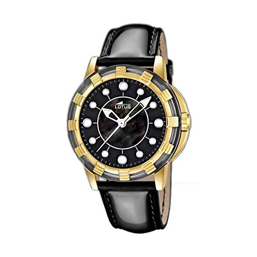 Lotus Damen Uhr analog Quarzwerk mit Sonstige Materialien Armband L15859/5 von Lotus