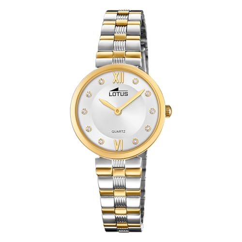 Lotus Damen Analog Quarz Uhr mit Edelstahl Armband 18542/3 von Lotus