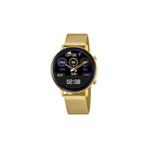 Lotus Unisex Erwachsene Digital Smartwatch Uhr mit Edelstahl Armband 50041/1 von Lotus