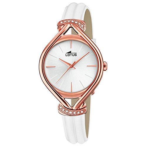 Lotus Damen Analog Quarz Uhr mit Leder Armband 18400/1 von Lotus