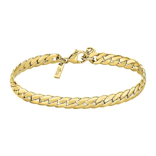 Lotus Halskette Armband Herren in Schwarz LS2210-2/2 vergoldet LS2210-2/2 Marke, Einheitsgröße, Nicht-Edelmetall, Kein Edelstein von Lotus Style