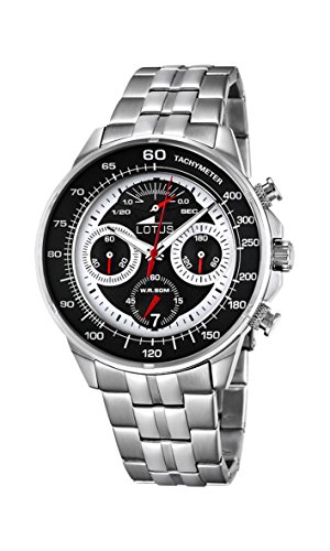 Lotus Herren Analog Quarz Uhr mit Edelstahl Armband 10129/2 von Lotus