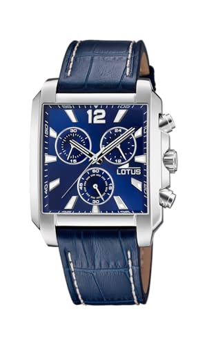 Lotus Herren Chronograph Chrono in der Farbe Blau mit Lederarmband, Gehäusedurchmesser: 38mm, 18851/2 von Lotus