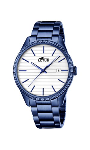Lotus Unisex Analog Quarz Uhr mit Edelstahl Armband 18301/1 von Lotus