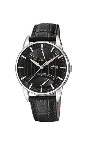 Lotus Watches Herren Multi Zifferblatt Quarz Uhr mit Leder Armband 18429/4 von Lotus