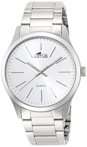 Lotus Herren Analoger Quarz Uhr mit Edelstahl Armband 15959/1 von Relojes Lotus