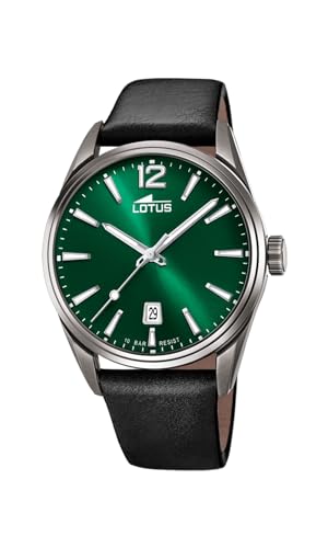 Lotus Herren Analog Quarz Uhr mit Leder Armband 18685/4 von Lotus