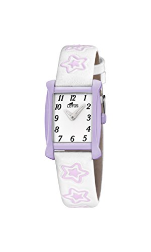 Lotus Armbanduhr 18256/4 Stern Junior Leder Weiß, 22mm von Lotus