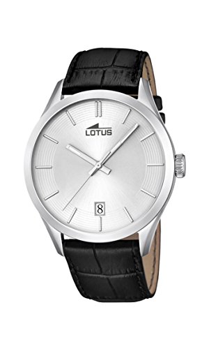 Lotus Herren Analog Quarz Uhr mit Leder Armband 18111/1 von Lotus