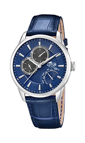 Lotus Watches Herren Multi Zifferblatt Quarz Uhr mit Leder Armband 15974/8 von Lotus Watches